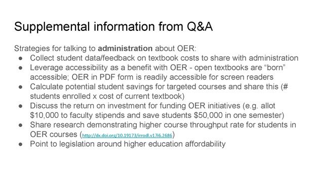 If You Build It, Will They Come? Grassroots Growth of an OER Program - Page 21